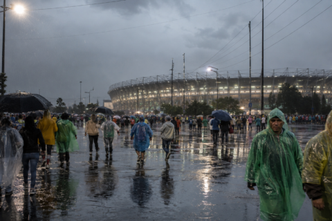 Lluvia amenaza el México vs Inglaterra en CDMX
